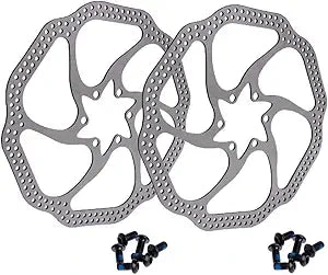 160mm Disc Brake Rotor with 6 Bolts Stainless Steel (2 Pcs)