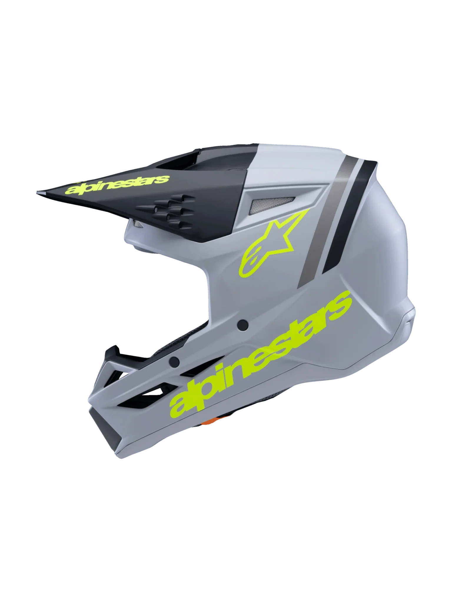 ALPINESTARS SM3 Youth Radium Helmet (GRY/BLK/YLW FLUO MATTE) - Image 5