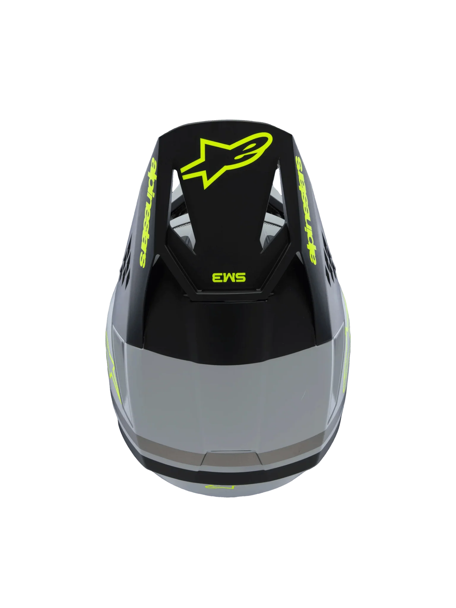 ALPINESTARS SM3 Youth Radium Helmet (GRY/BLK/YLW FLUO MATTE) - Image 6
