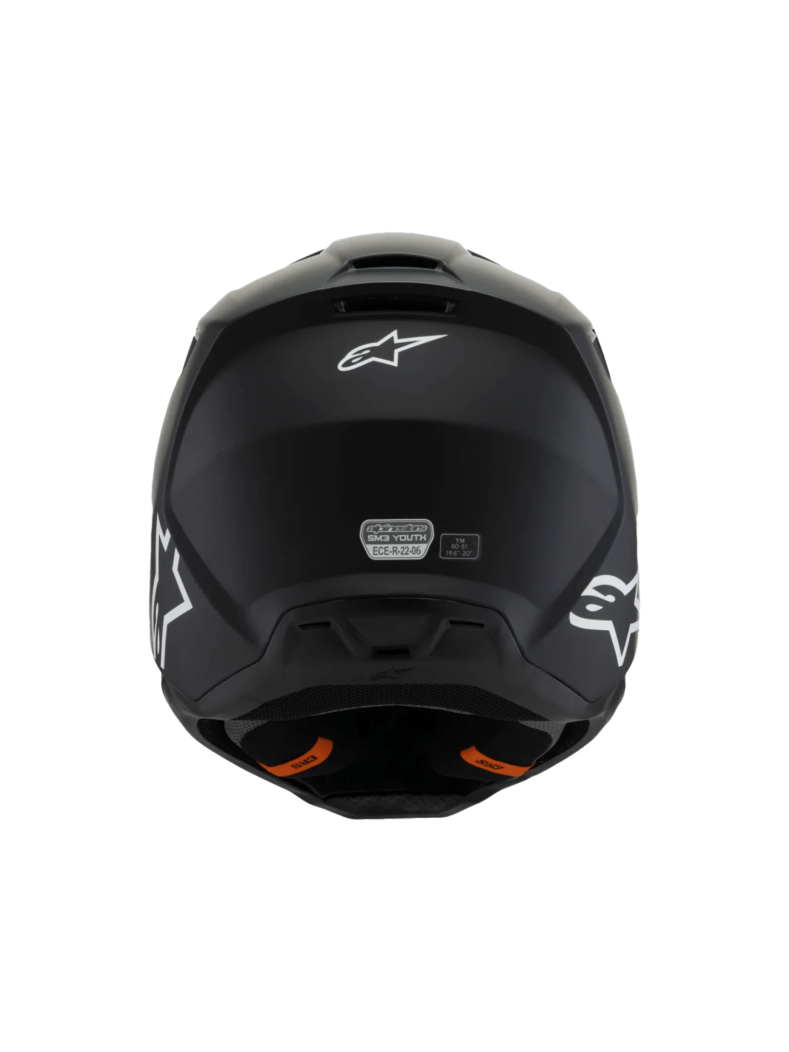ALPINESTARS SM3 Youth Solid Helmet (Black Matte) - Image 6