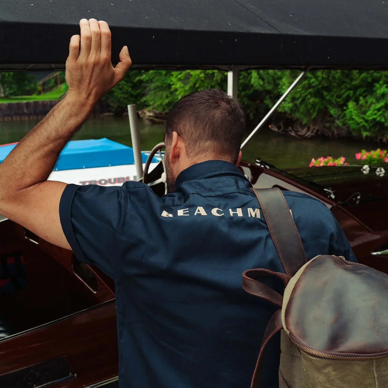 Beachman Blue Collar Work Shirt - Image 5