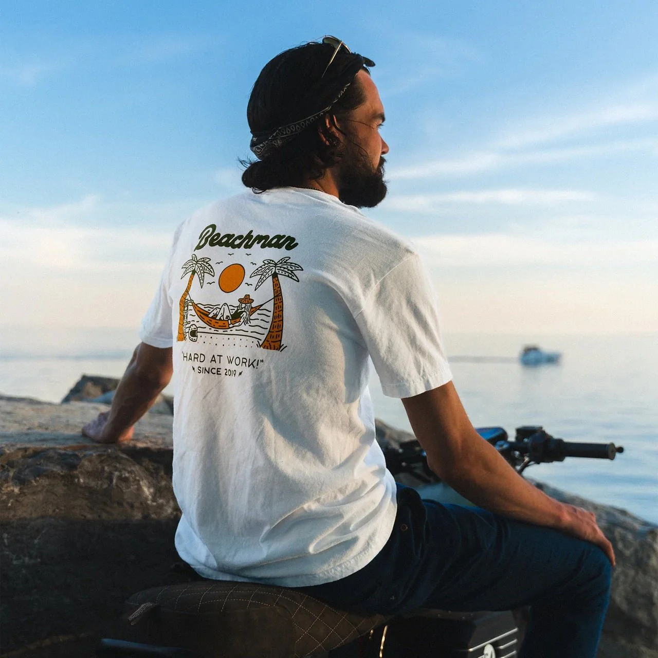 Beachman "Hard At Work" Tee - Image 5