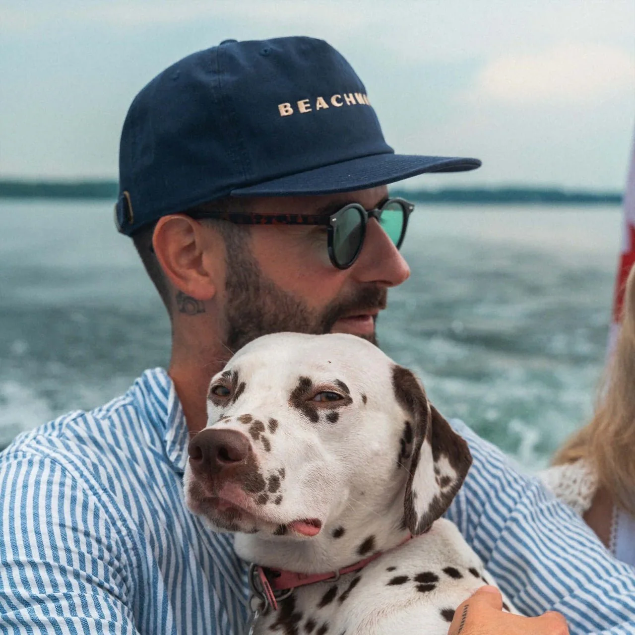 Beachman Navy Beach Cap - Image 3