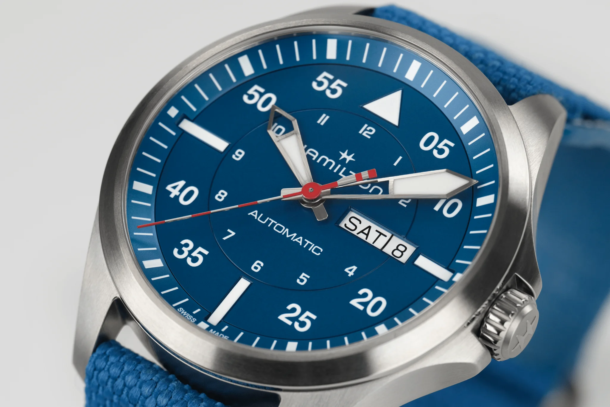 Hamilton Khaki Aviation Pilot Day Date Auto - Air-Glaciers Edition - Image 4
