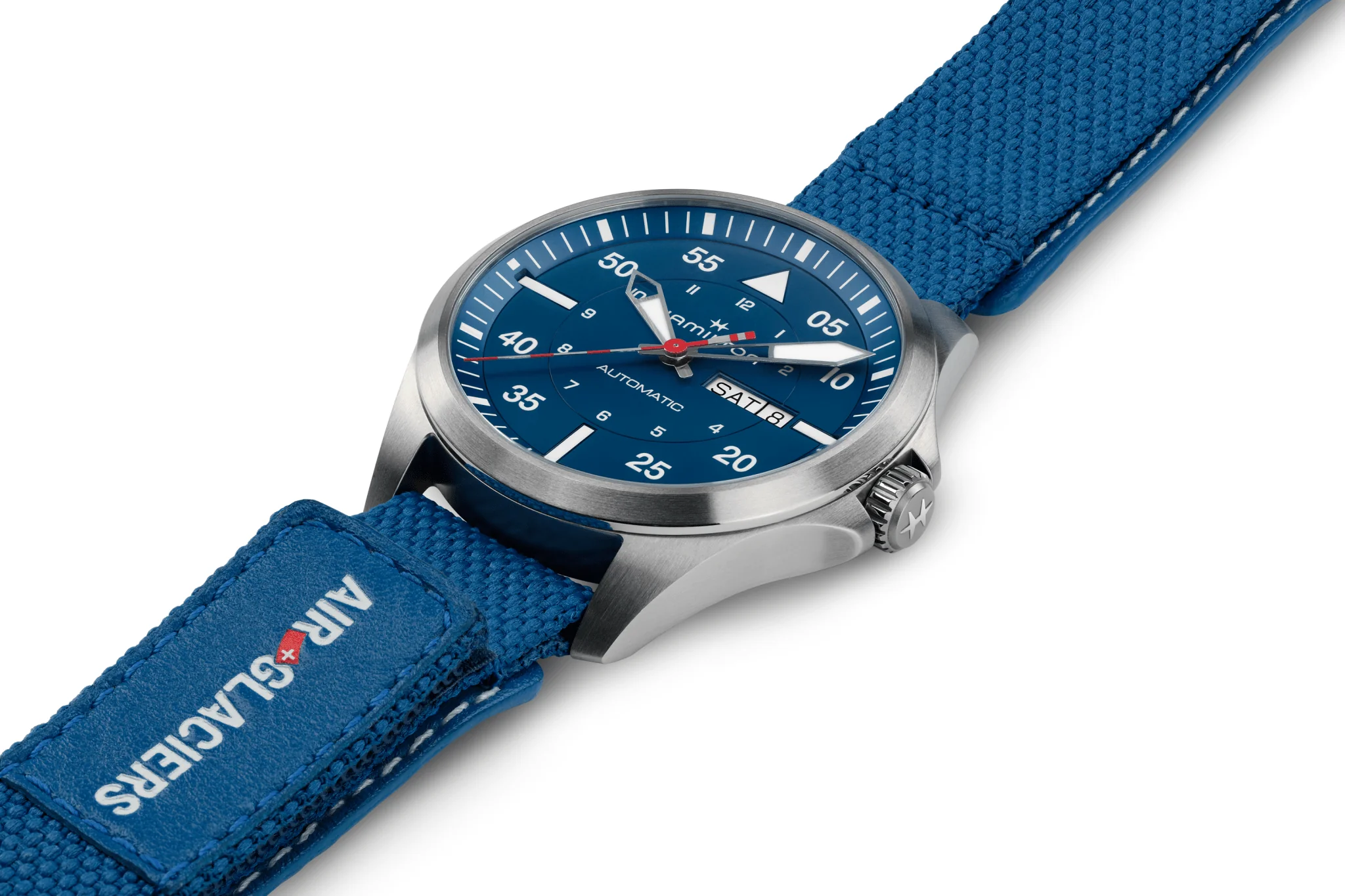 Hamilton Khaki Aviation Pilot Day Date Auto - Air-Glaciers Edition - Image 5