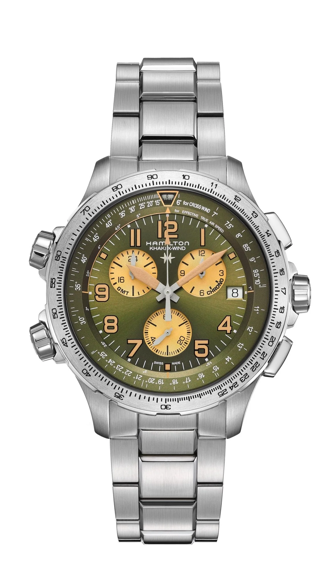 Hamilton Khaki Aviation X-Wind GMT Chrono Quartz 46mm - Image 5
