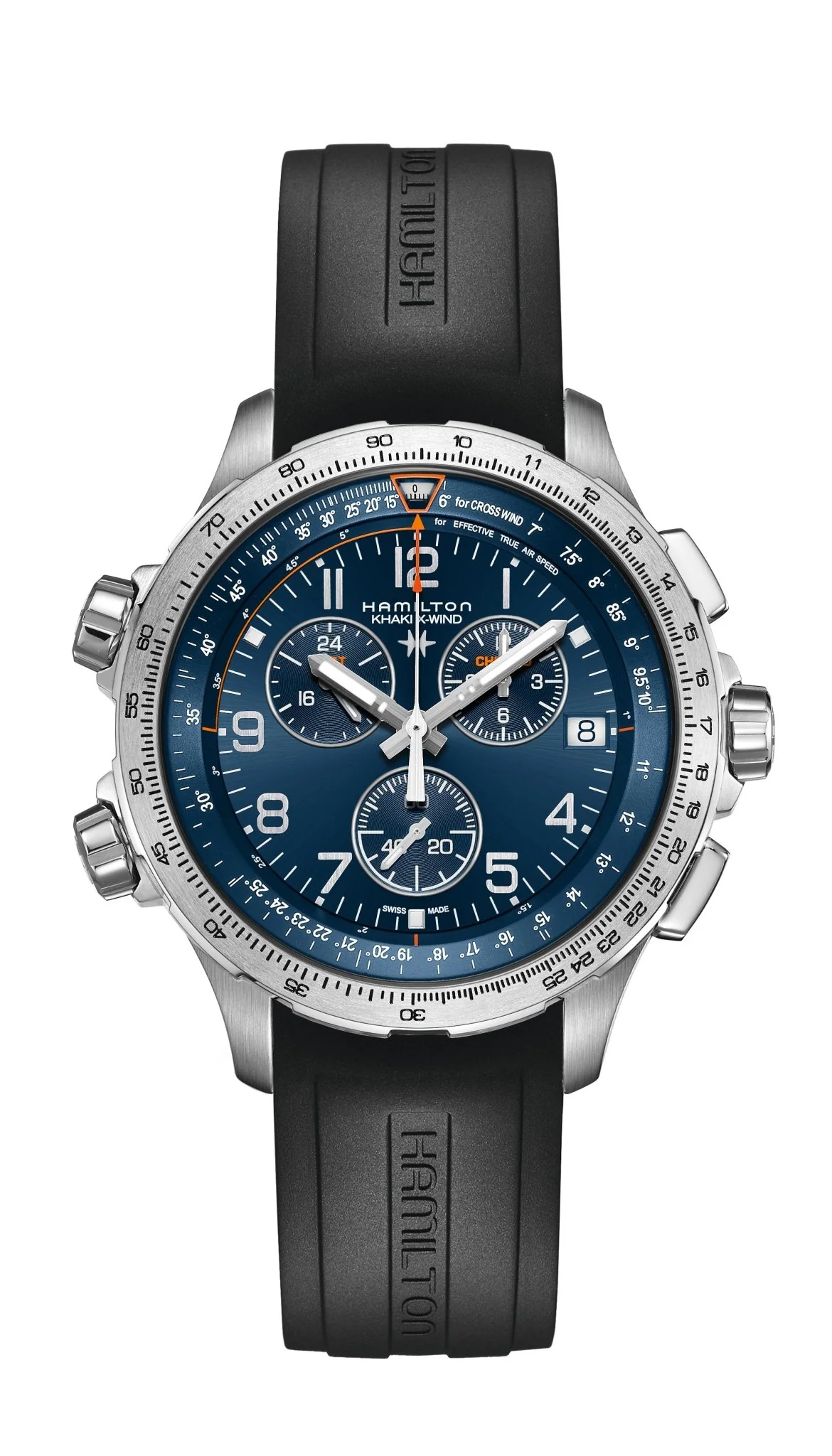 Hamilton Khaki Aviation X-Wind GMT Chrono Quartz 46mm - Image 6