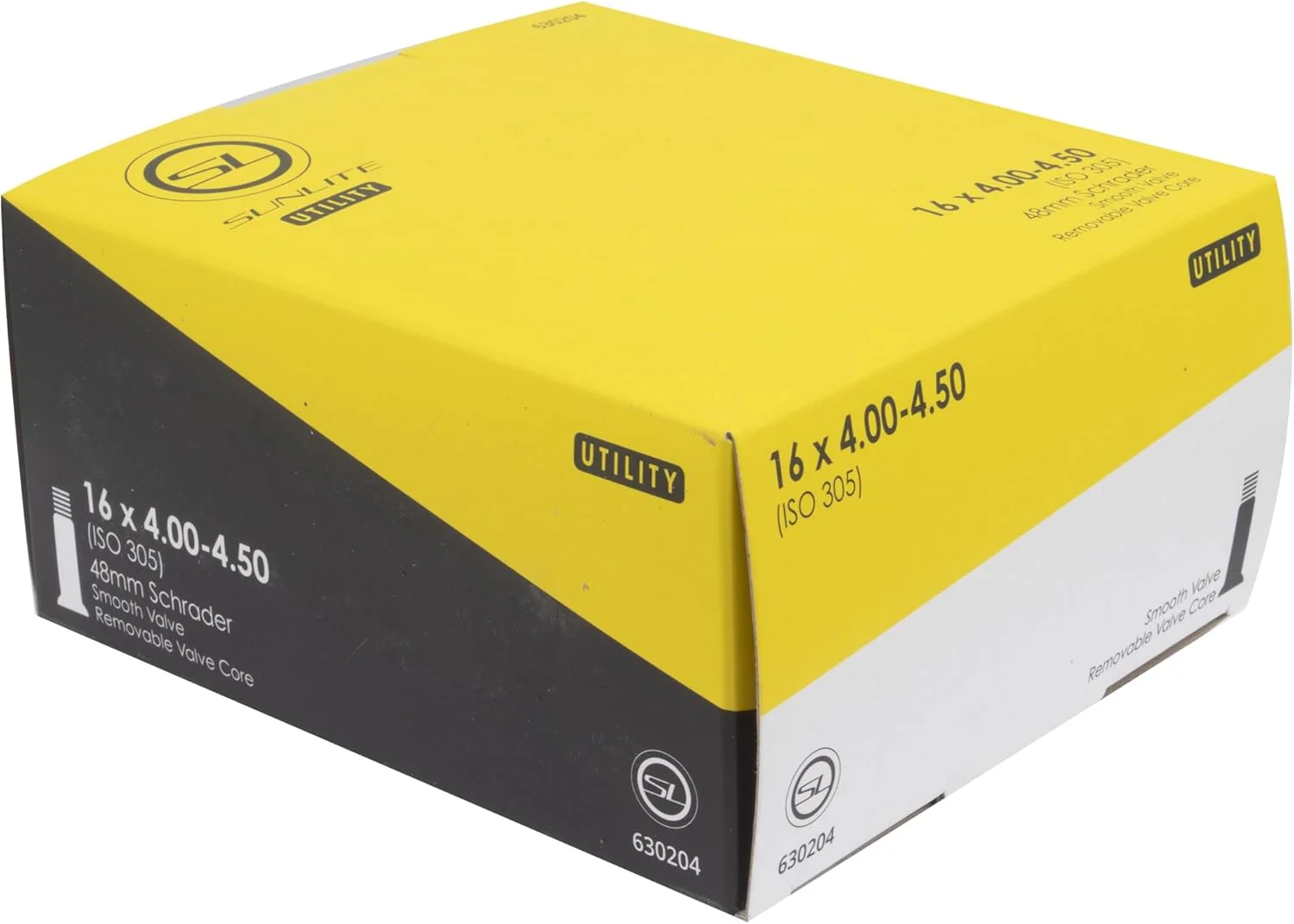 Sunlite Utili-T Standard Schrader Valve Tubes 16x4.00-4.50 SV 48mm