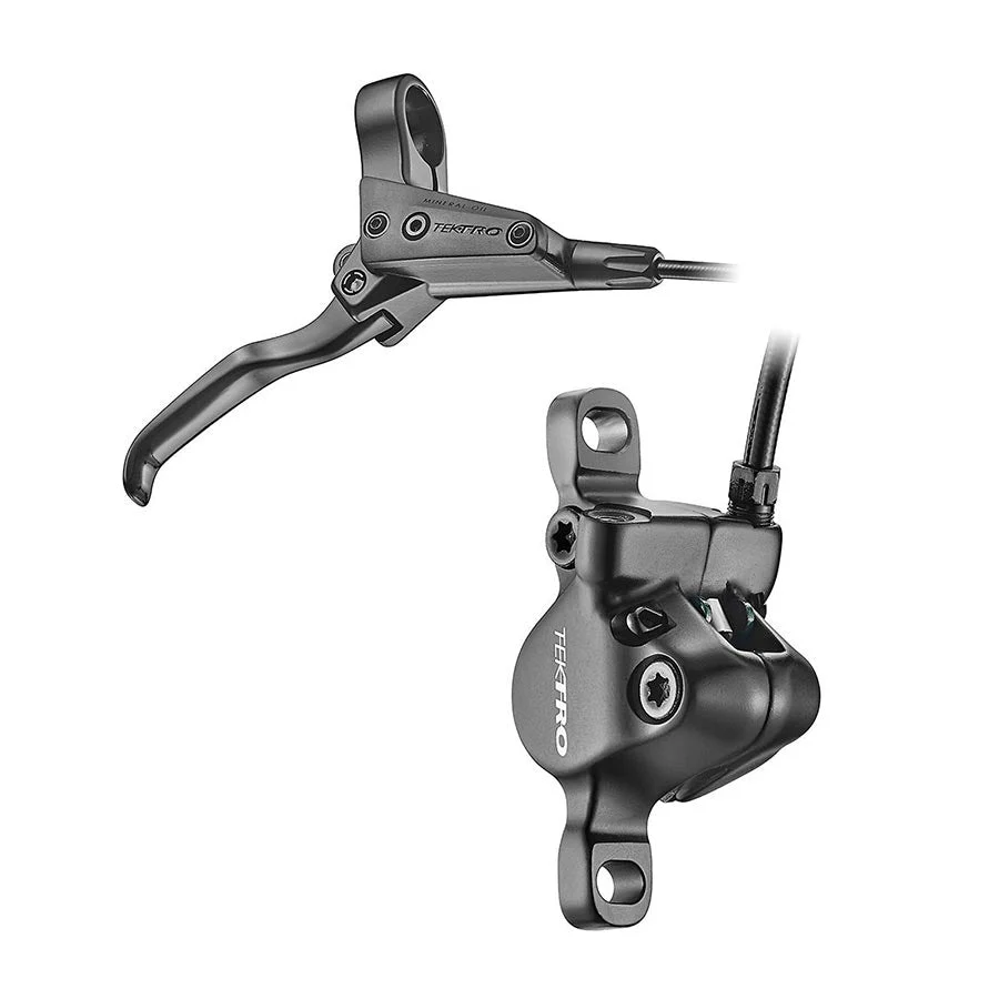 Tektro, HD-M280, MTB Hydraulic Disc Brake, Rear, Post mount, Disc: Not included, Black